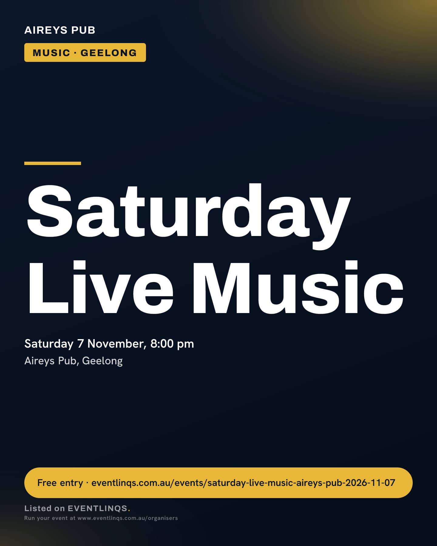 Saturday Live Music
