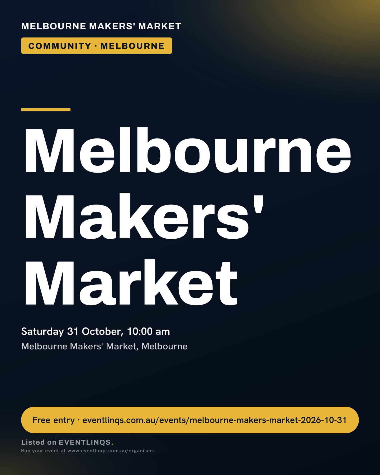 Melbourne Makers' Market